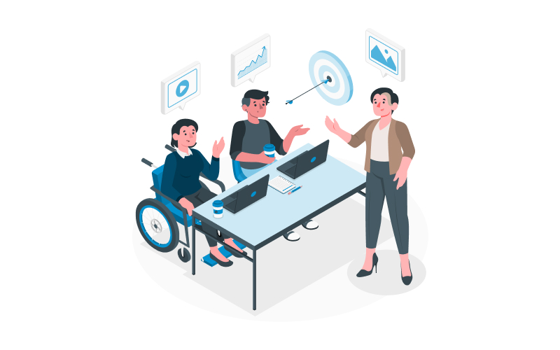 How to support someone with disabilities at work