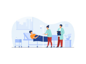 A hospital scene