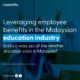 Employee benefits in the education industry infographic